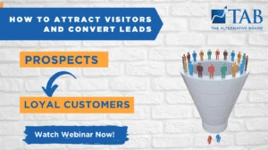 attract visitors convert leads
